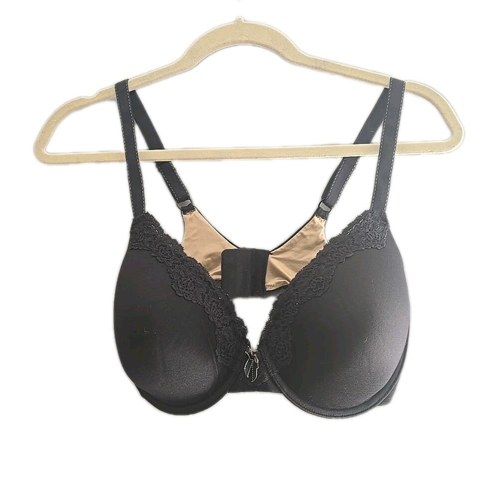 Maidenform Comfort Devotion Black Full Coverage Underwire T-Shirt Bra Size 36D